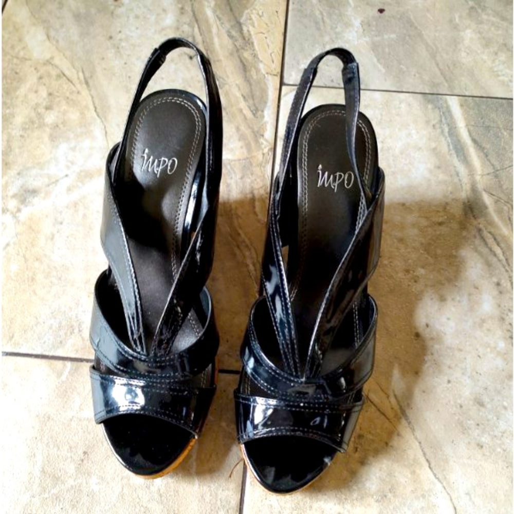 Black Sandals size 10